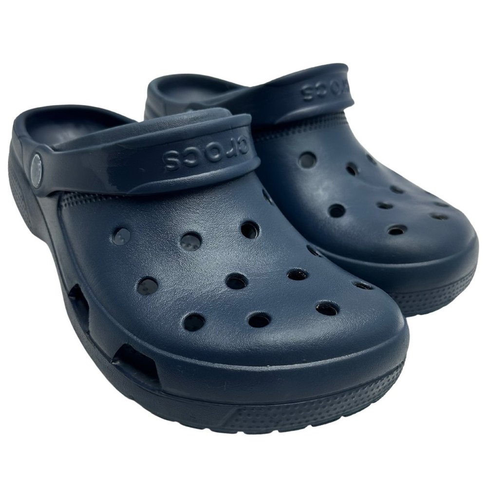 Navy Blue Crocs Size 7 Women's